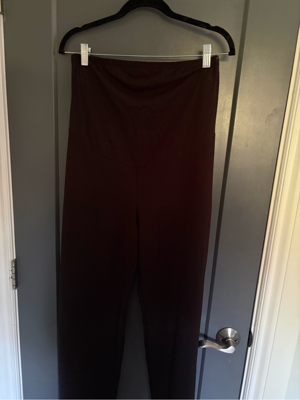 H&M Women's Crepe Maternity Black Trousers